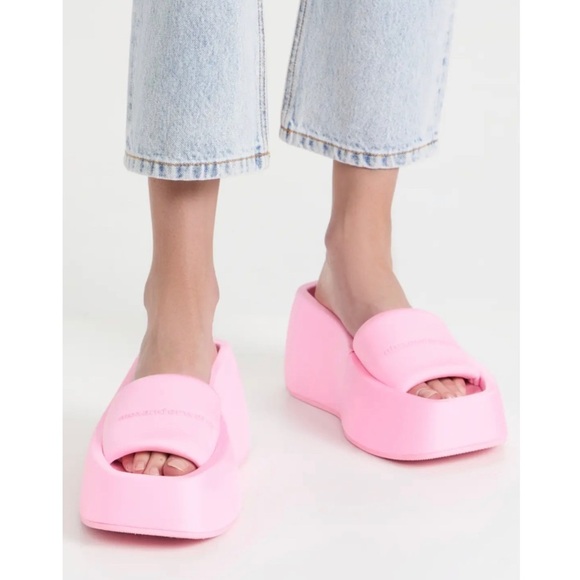 Alexander Wang
Women's Pink Taji 115 Flatform Sandals - Picture 1 of 12